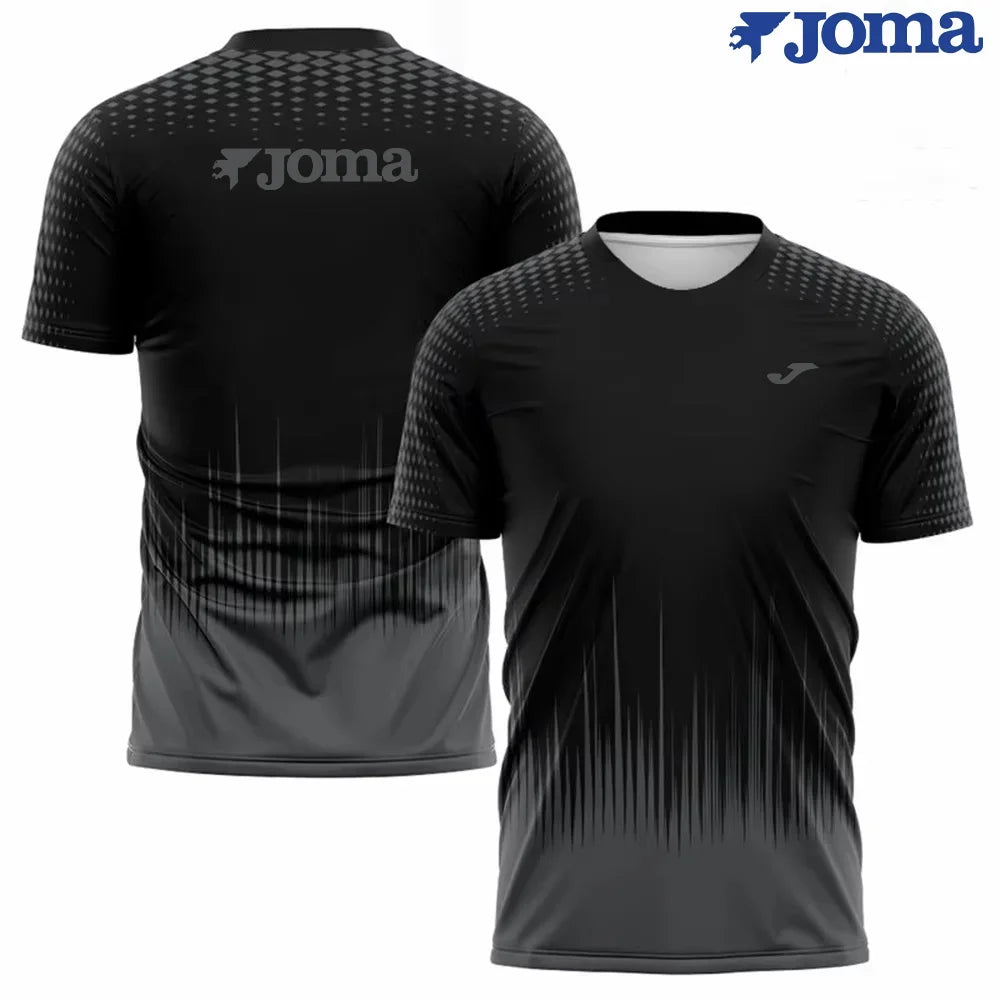 JOMA men's summer 3D printed sports short-sleeved outdoor fitness