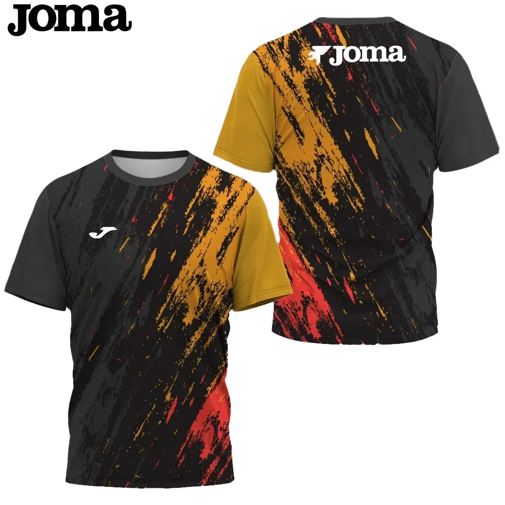 JOMA Men's T-shirt 3D Printed Sports Short Sleeve Best Seller Daily