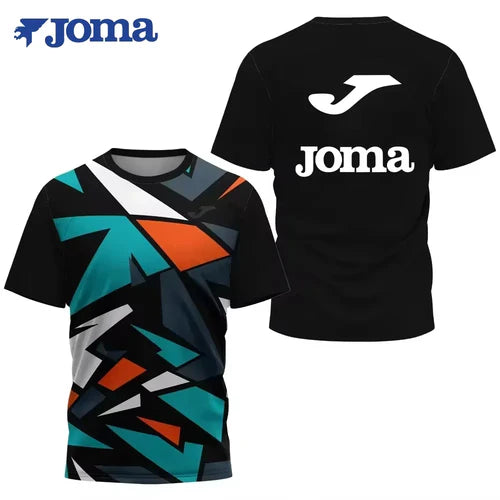 JOMAsummer trend3Dprinting fashion men's T-shirt outdoor extreme