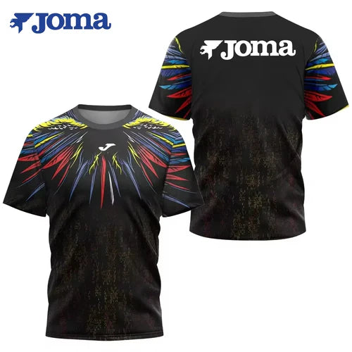 JOMAsummer trend3Dprinting fashion men's T-shirt outdoor extreme