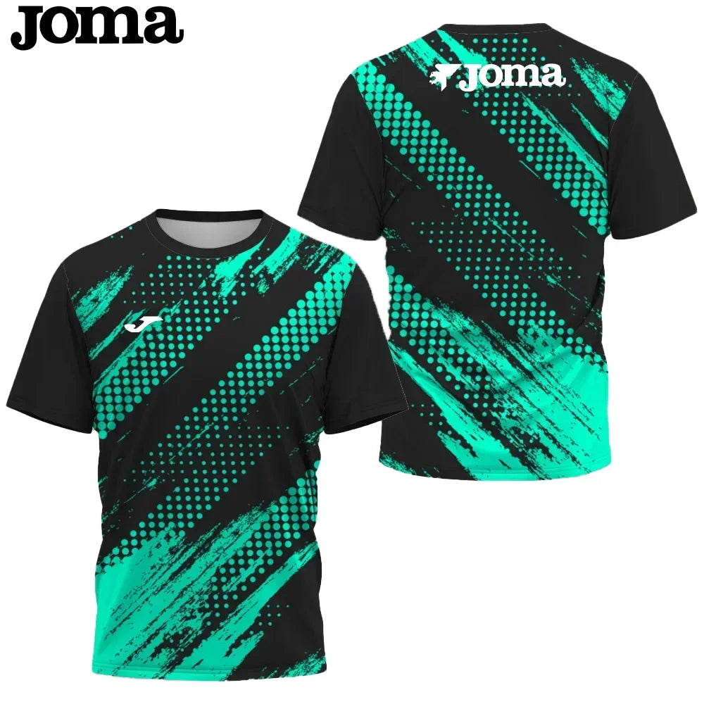 JOMA Men's T-shirt 3D Printed Sports Short Sleeve Best Seller Daily