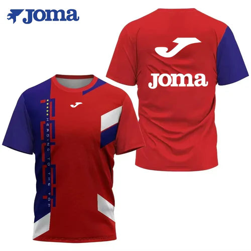 JOMAsummer trend3Dprinting fashion men's T-shirt outdoor extreme