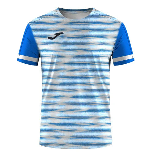 JOMA Men'sSummer TennisTrainingT-Shirt with Stripes Print Design -