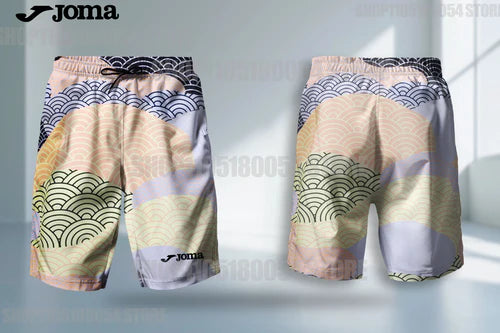 JOMA New 3D printed men's and women's breathable running shorts with