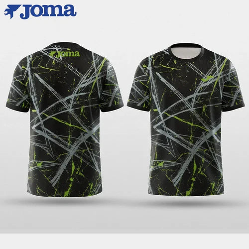 JOMAsummer bright color3Dprinting men'sT-shirt outdoor sports fitness
