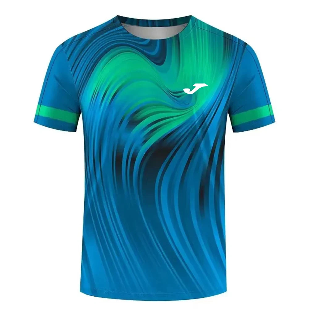 JOMA summer men's 3Dprinted sports tops suitable for fitness running