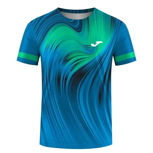 JOMA summer men's 3Dprinted sports tops suitable for fitness running