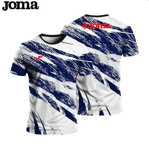 JOMA3D Printed Football Training Men's T-Shirt - Summer Adult Fitness