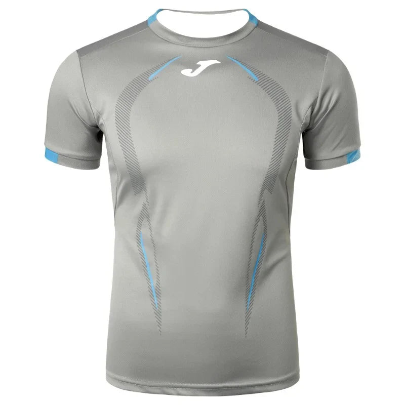 JOMA Men's Quick-Drying Anti-Sweat 3D Printed Short-Sleeved Sports
