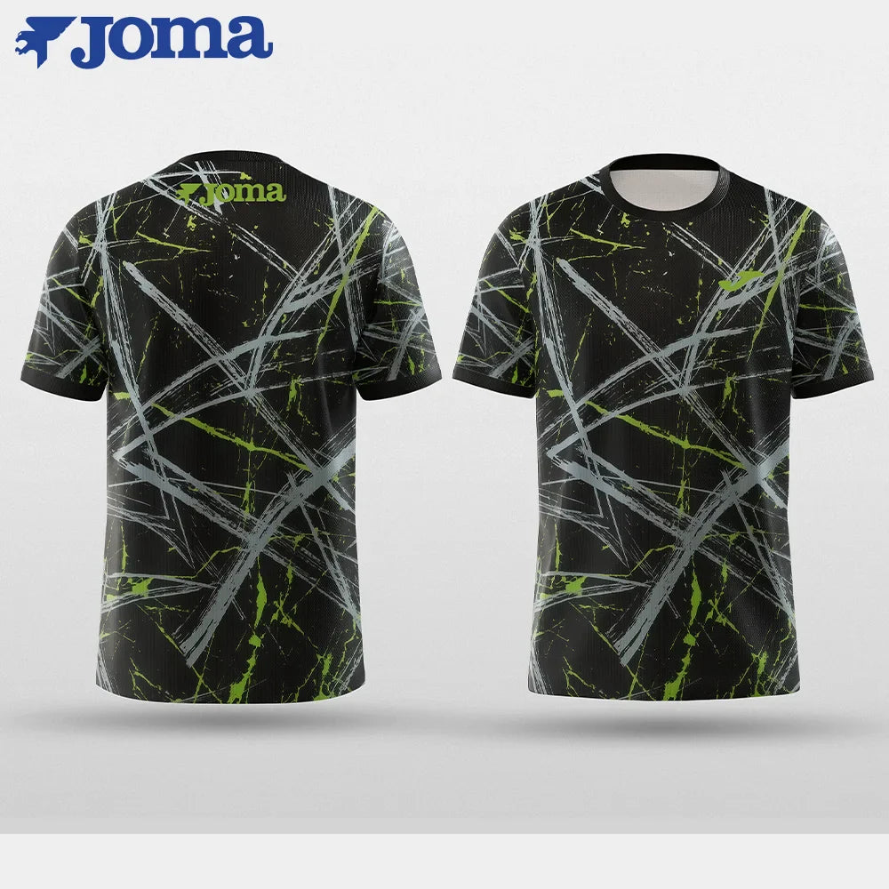 Summer JOMA3D exquisite pattern printed men's T-shirt, quick-drying
