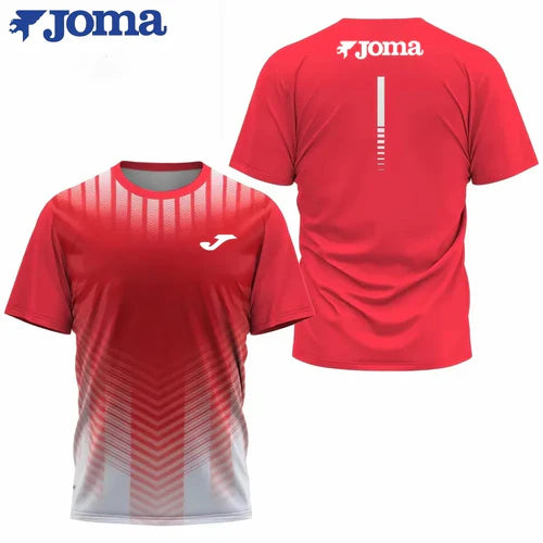 JOMA Men's 3D Printed T-shirt, Daily Outdoor Sports Fitness Bicycle,