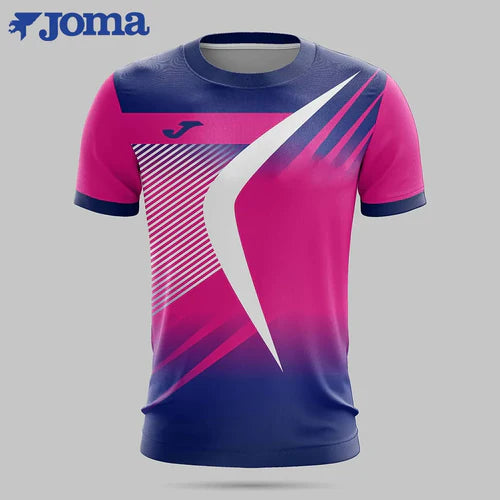 JOMA Men's 3D Printed T-shirt Summer Breathable Quick-drying Outdoor