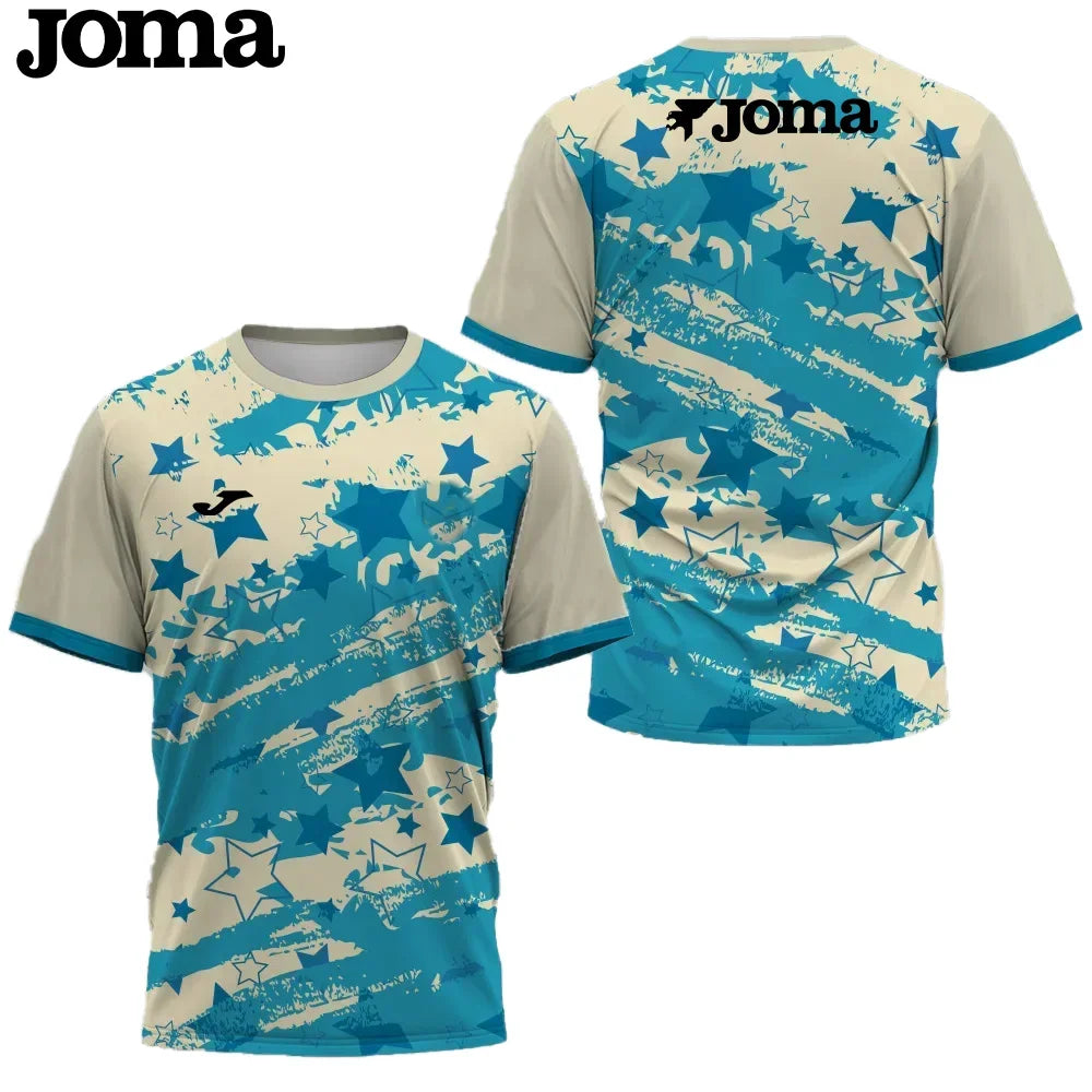JOMA Men's T-shirt 3D Printed Sports Short Sleeve Best Seller Daily
