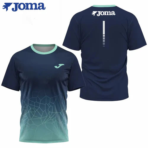 JOMA Men's 3D Printed T-shirt, Daily Outdoor Sports Fitness Bicycle,