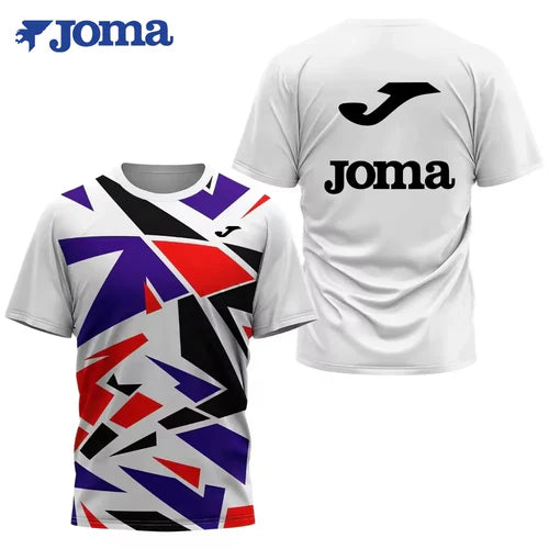 JOMAsummer trend3Dprinting fashion men's T-shirt outdoor extreme
