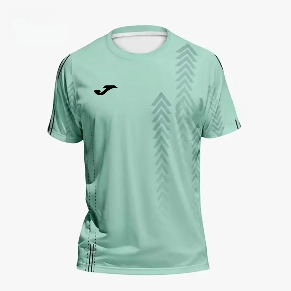 JOMA summer men's gradient 3D printed tops outdoor breathable