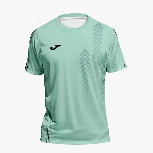 JOMA summer men's gradient 3D printed tops outdoor breathable