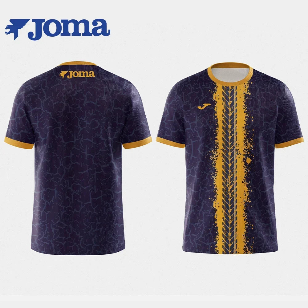 JOMA Summer Men's Casual 3D Print Short Sleeve Outdoor Sports Fitness