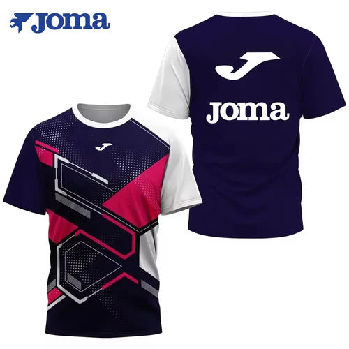 JOMAsummer trend3Dprinting fashion men's T-shirt outdoor extreme