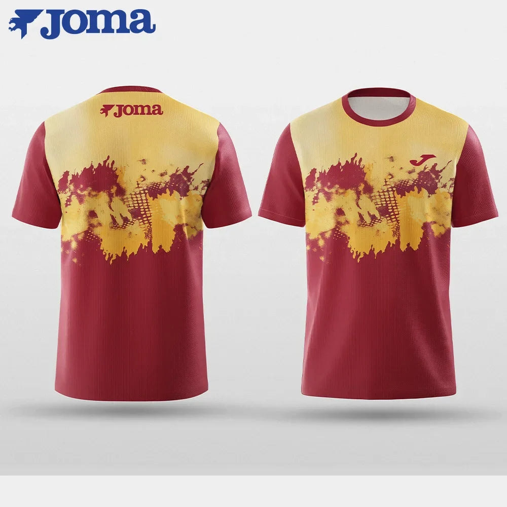 Summer JOMA3D exquisite pattern printed men's T-shirt, quick-drying