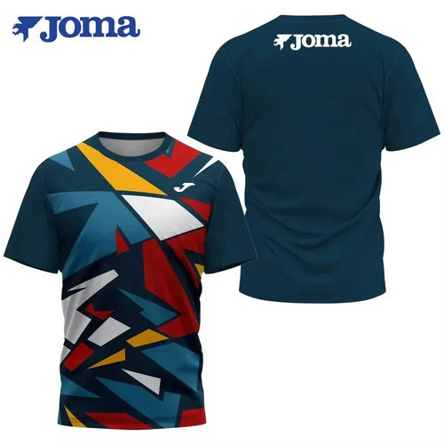 JOMAsummer trend3Dprinting fashion men's T-shirt outdoor extreme