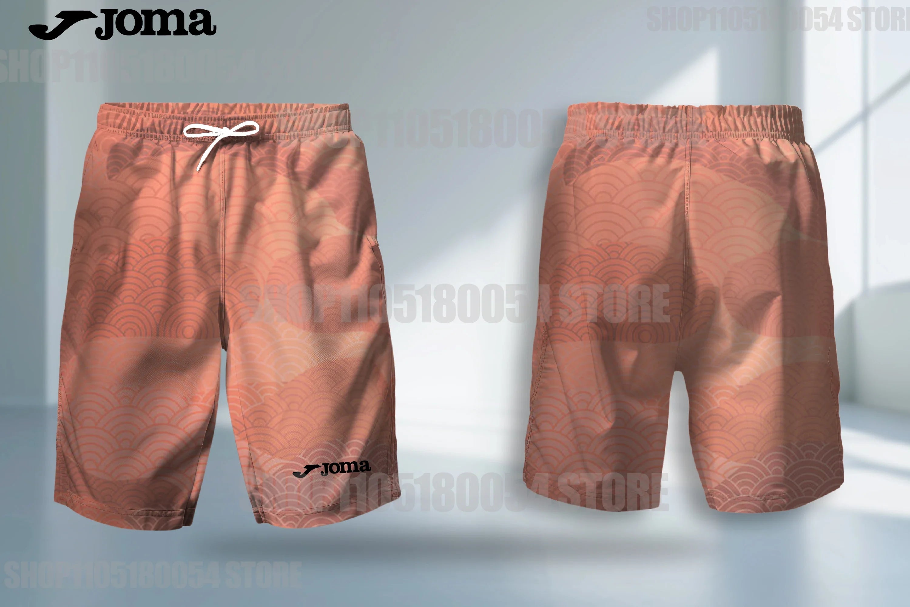 JOMA New 3D printed men's and women's breathable running shorts with