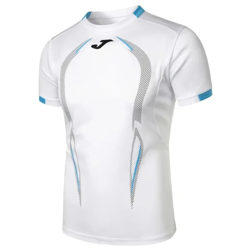 JOMA Men's Quick-Drying Anti-Sweat 3D Printed Short-Sleeved Sports