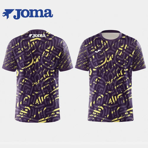 JOMA Summer Men's Casual 3D Print Short Sleeve Outdoor Sports Fitness