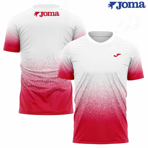 JOMA men's summer 3D printed sports short-sleeved outdoor fitness