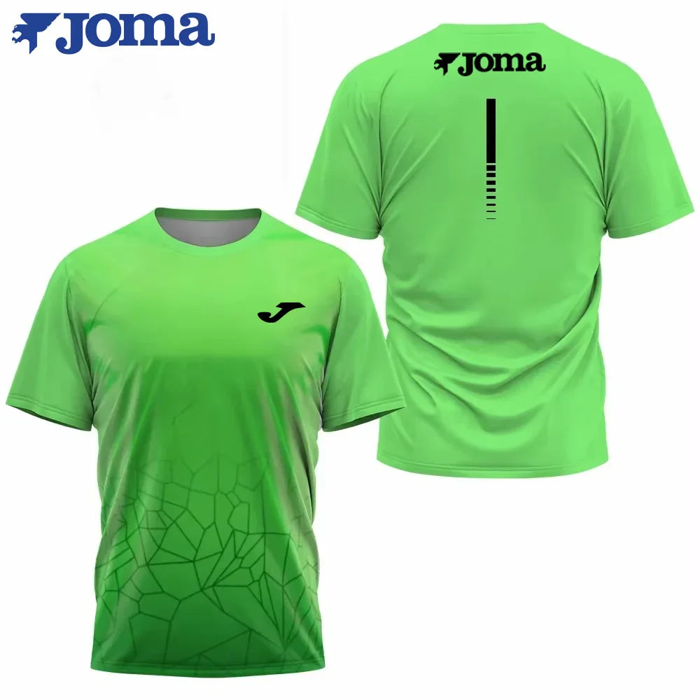 JOMA summer men's T-shirt simple 3D printing street breathable
