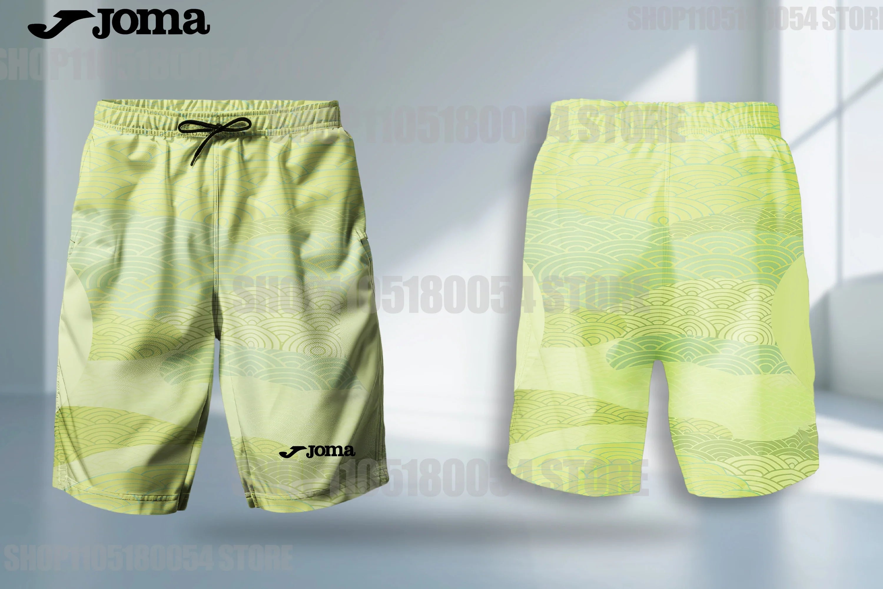 JOMA New 3D printed men's and women's breathable running shorts with